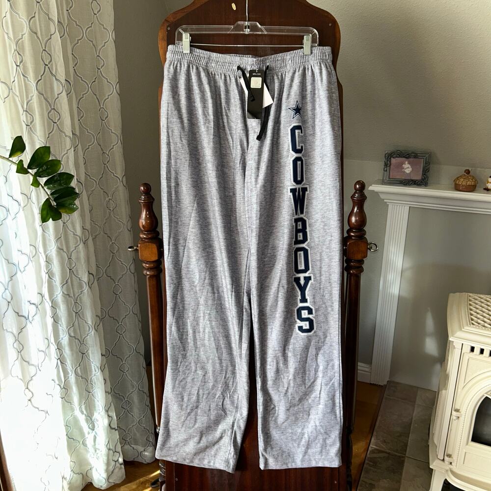 New Dallas Cowboys Athletic Gray Lounge Pants made by FOCO XL